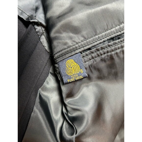 Brooks Brothers Golden Fleece 40S Blue 100% Wool Sport Coat Blazer (flaw) - Picture 8 of 14